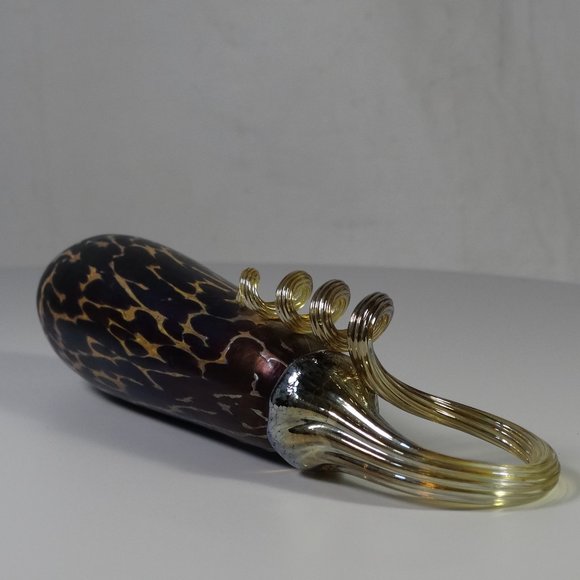 Glass blown handmade eggplant - Small Gourds - Pumpkin Patch Handmade Glass bulb - Picture 9 of 16